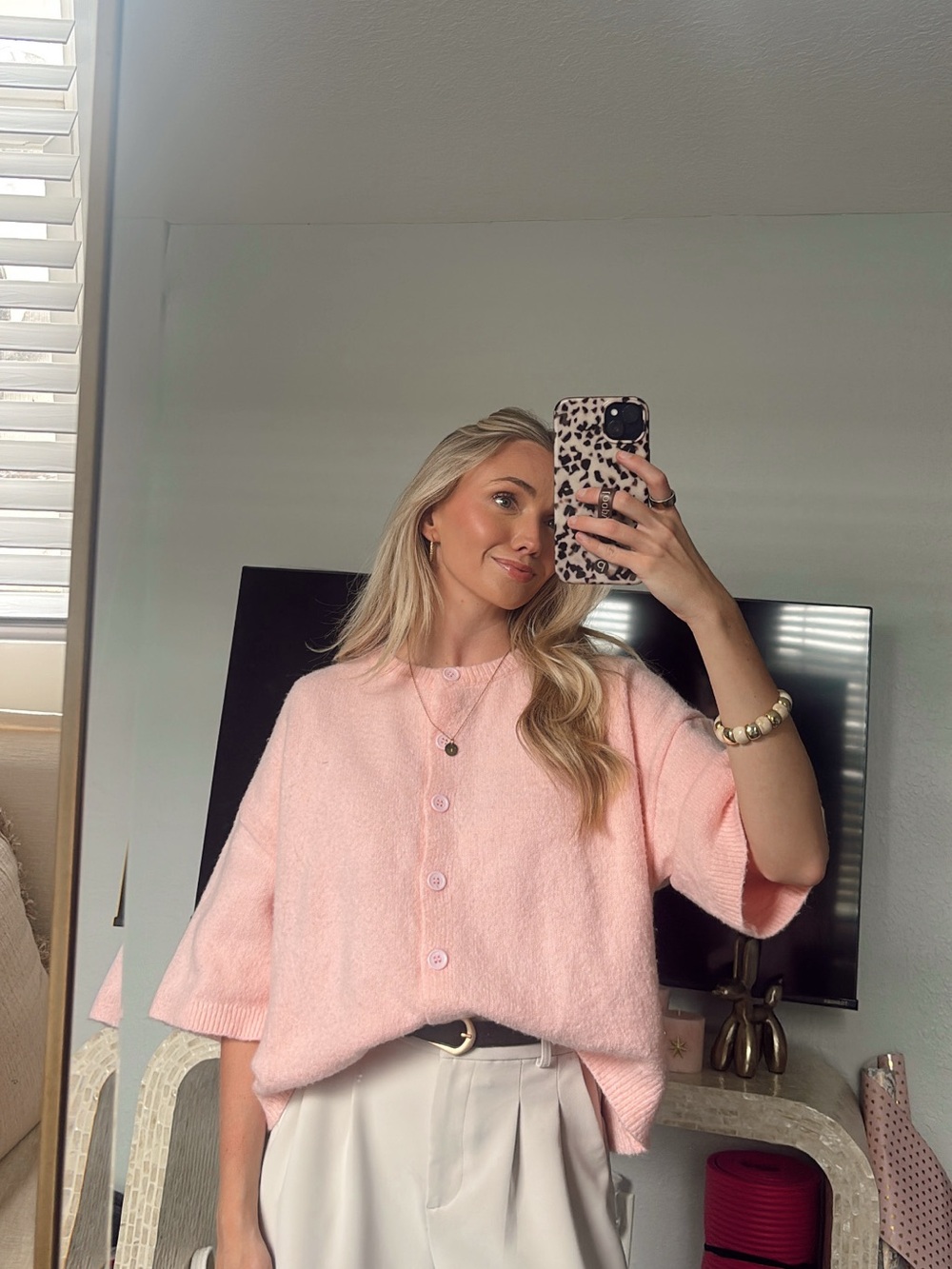Lilith Knit Top- Pink